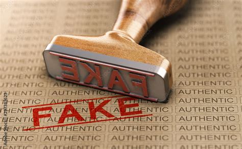 are authentic and counterfeit the same thing